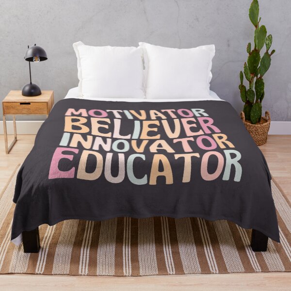 Item preview, Motivator Believer Innovator Educator Retro designed and sold by SunfullyYours.