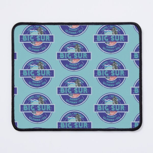 Item preview, Big Sur California USA Highway 1 Motorcycle Sticker T-Shirt 02 designed and sold by OuterShellUK.