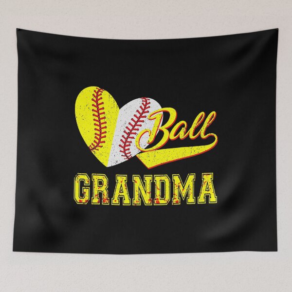 Item preview, Baseball Softball Ball Grandma Heart Mother's Day designed and sold by MichelSorour.