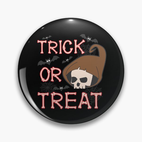 Item preview, Typography Trick Or Treat Skull And Bone designed and sold by onzpacesdesign.