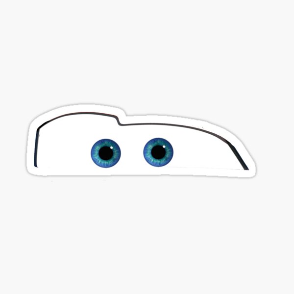 Blitz McQueen Augen Sticker