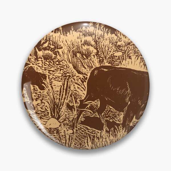 Item preview, Bison, The Grand Tetons - Brown designed and sold by sarahjoydesigns.