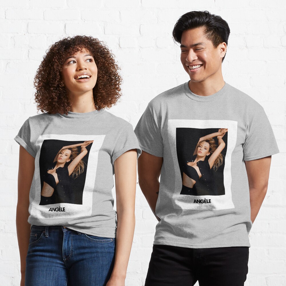 Angele Van Laeken Maillot De Bain Puzzle « Angèle Van Laeken - Portrait chanteuse cheveux au vent couleur »,  par Gentile570674 | Redbubble