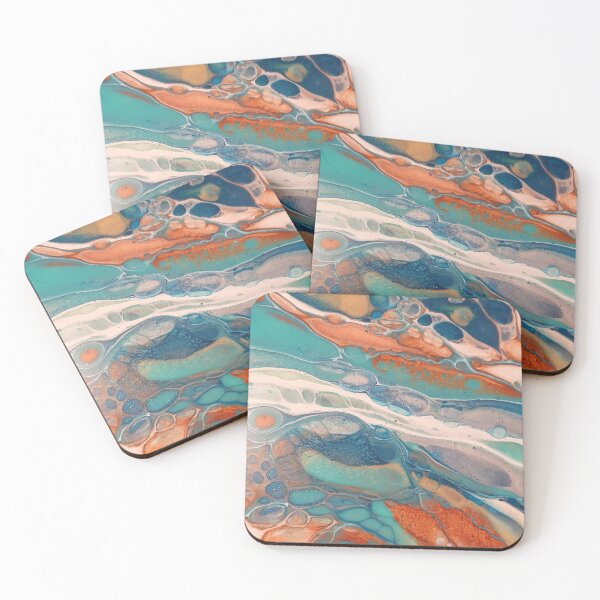 Item preview, Bauxite colors - Cells pouring art designed and sold by K-ESPRITCREATIF.