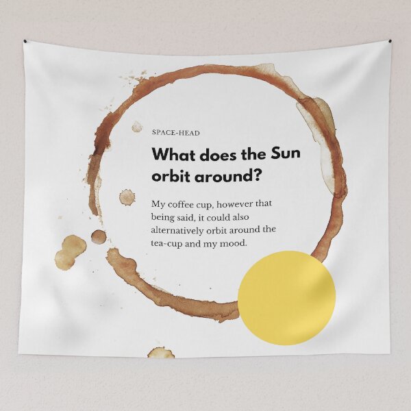 Item preview, Space Trivia about the Stars - What does the Sun orbit around? designed and sold by TheBambooPeople.