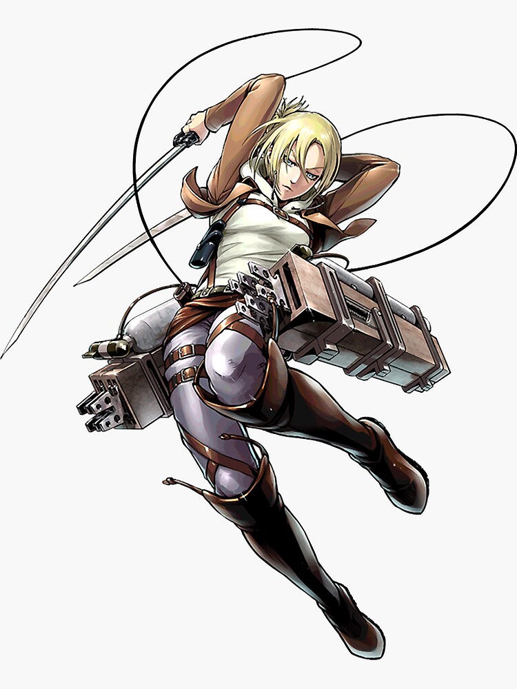 Annie Leonhardt Sexy Hentai Anime Attack On Titan Sticker Sticker For Sale By Willieerica8w1 8448