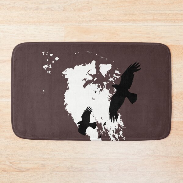 Item preview, Scandinavian Ancient God Odin With Ravens designed and sold by taiche.