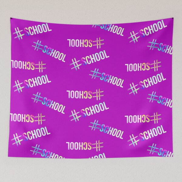 Item preview, Hashtag school pink - cool lettering school designed and sold by kikidu21.