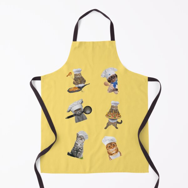 Item preview, Funny Chef Cat Sticker Pack Set, Willow Days designed and sold by avit1.