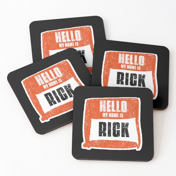 Item preview, Hola, mi nombre es Rick Label designed and sold by vibeno1.