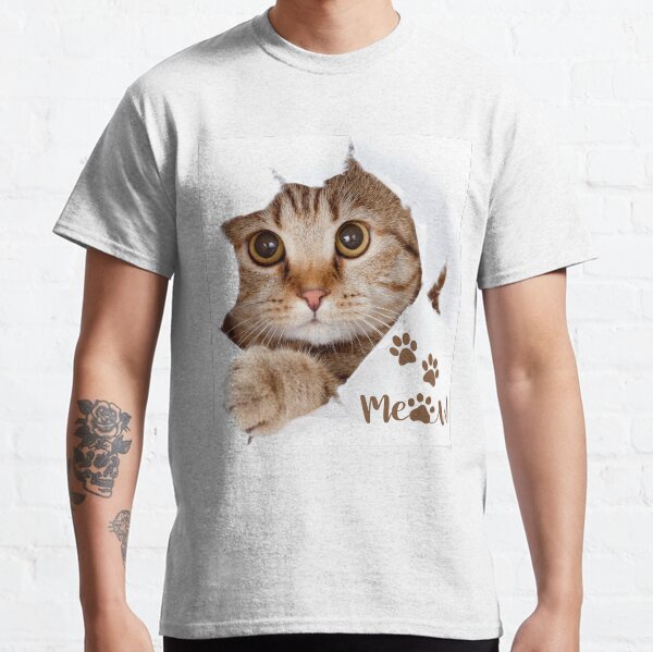 Shirt with best sale cat pouch