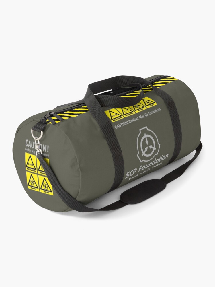 Thumbnail 1 of 3, Duffle Bag, SCP Foundation "Anomalous content" designed and sold by Mechanick.