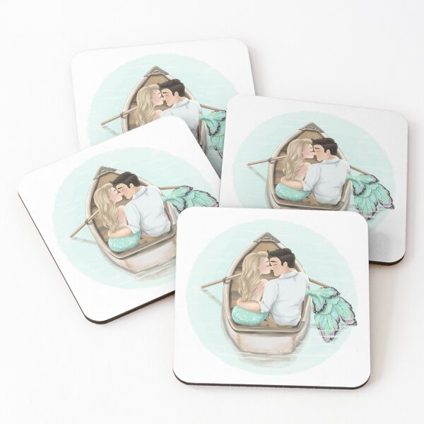 Item preview, Couple Mermaid Valentines Day Love Romantic Night Engagement  Anniversary  Marriage  designed and sold by CreativeBu.