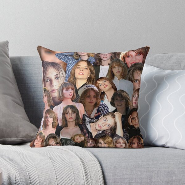 maya hawke photo collage Throw Pillow