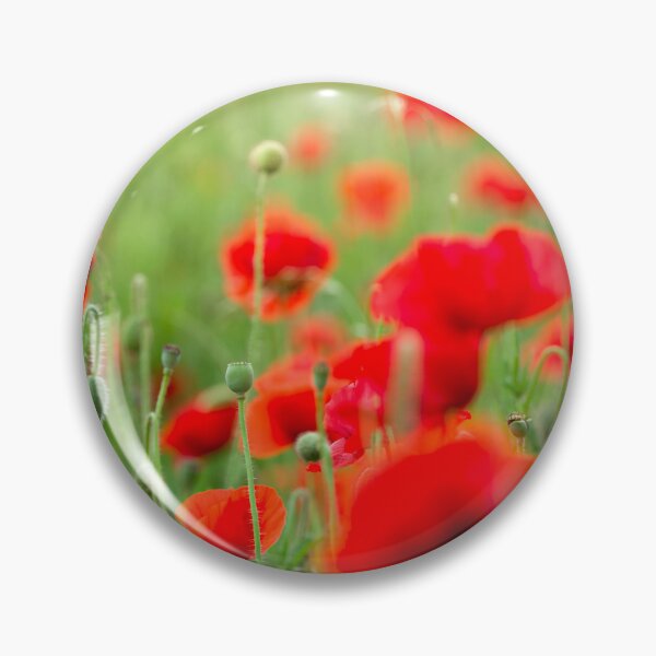 Item preview, Stunning Red Poppy Field in the Evening Sunlight designed and sold by CyaniRose.