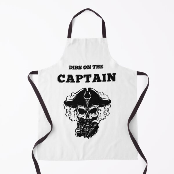 Item preview, Dibs on the captain: pirate captain smoking the pipe designed and sold by HA  Design.