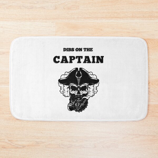 Item preview, Dibs on the captain: pirate captain smoking the pipe designed and sold by HA  Design.