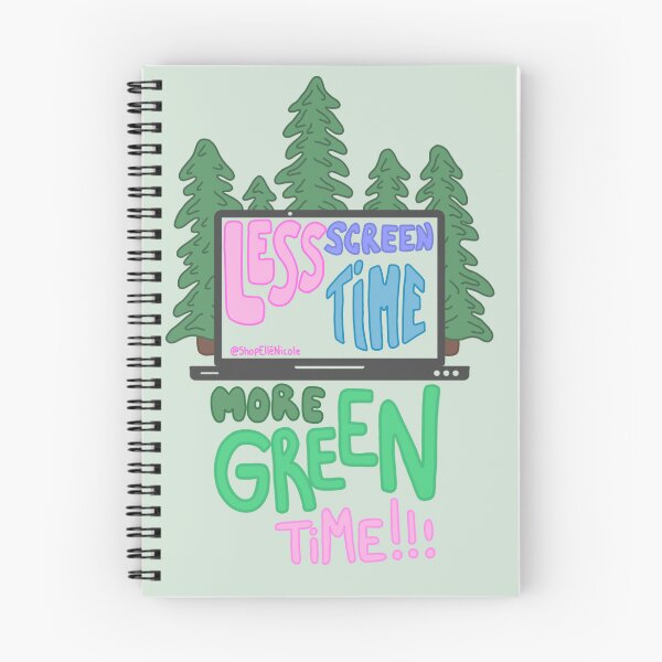 Item preview, Less screen time more green time designed and sold by shopellenicole.