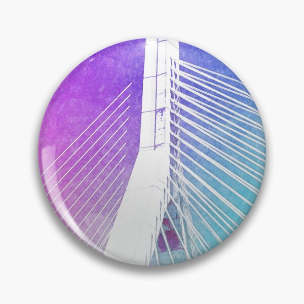 Artikelvorschau, Zakim-Brücke, Boston (Aquarell) entworfen und verkauft von goldstreet.
