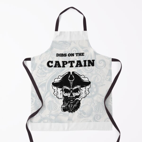 Item preview, Dibs on the captain: Pirate skull smoking pipe designed and sold by HA  Design.