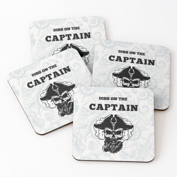 Item preview, Dibs on the captain: Pirate skull smoking pipe designed and sold by HA  Design.