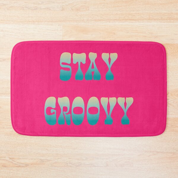 Item preview, stay groovy retro sweatshirt, by DAM Creative, designed and sold by DAM Creative ⭐⭐⭐⭐⭐.