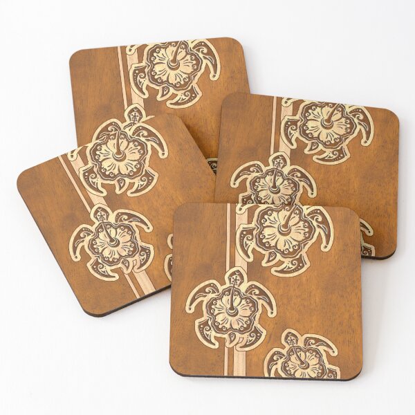 Item preview, Uhane Honu Faux Wood Hawaiian Turtle designed and sold by DriveIndustries.