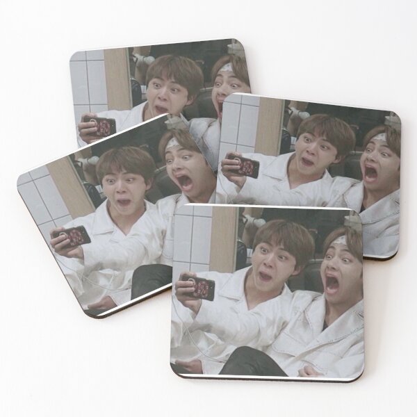 Item preview, Jin and Taehyung Selfie designed and sold by mrsbangtan.