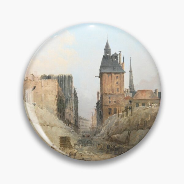 Item preview, The Demolition of Houses on the Pont au Change Hubert Robert  designed and sold by OldTimeArt.