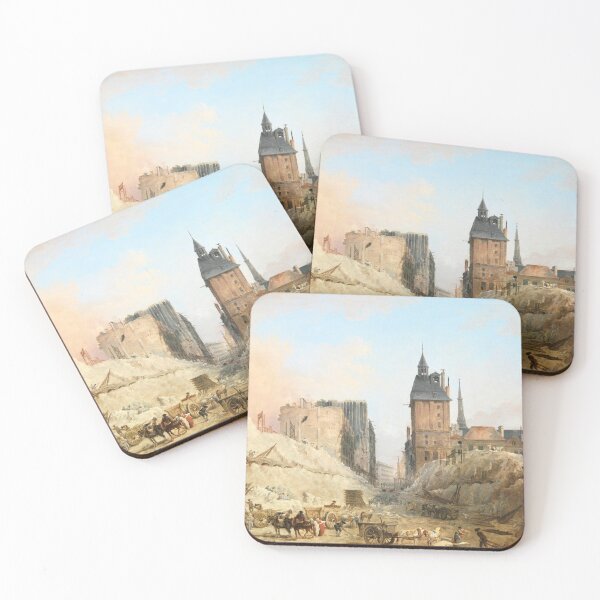 Item preview, The Demolition of Houses on the Pont au Change Hubert Robert  designed and sold by OldTimeArt.