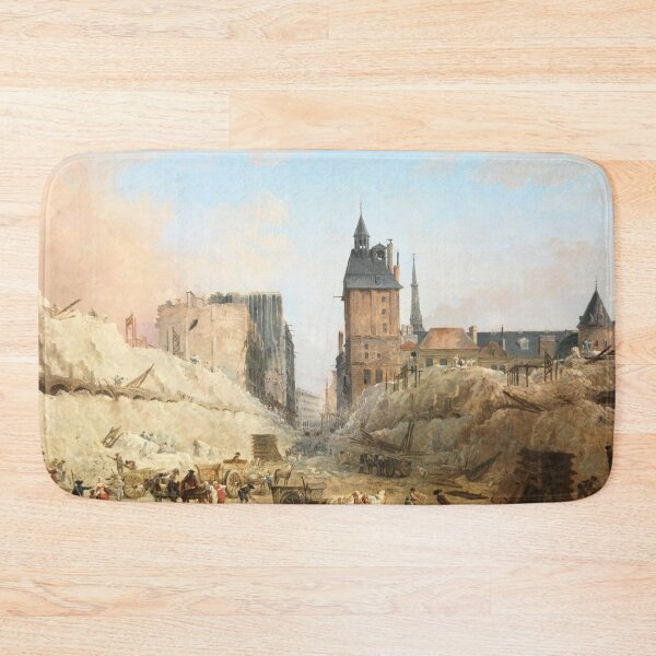 Item preview, The Demolition of Houses on the Pont au Change Hubert Robert  designed and sold by OldTimeArt.