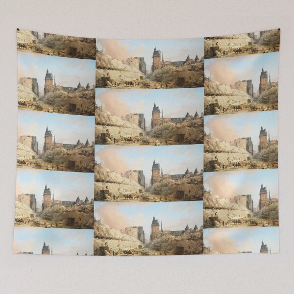 Item preview, The Demolition of Houses on the Pont au Change Hubert Robert  designed and sold by OldTimeArt.