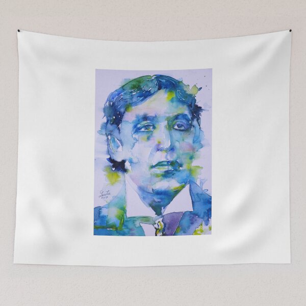 Item preview, OSCAR WILDE - watercolor portrait.22 designed and sold by lautir.