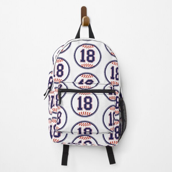 Artikelvorschau, Baseball Jersey Blue Number 18 Eighteen entworfen und verkauft von MSBDesign.