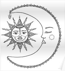 sun//moon Poster