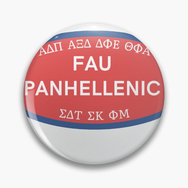 Item preview, Correct FAU Panhel Sticker designed and sold by colorfulgreek.