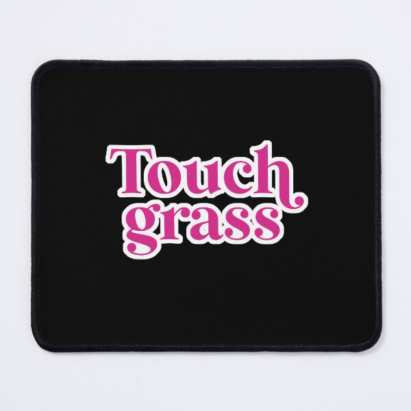 Item preview,  Touch grass Pink designed and sold by birchwoodgreen.