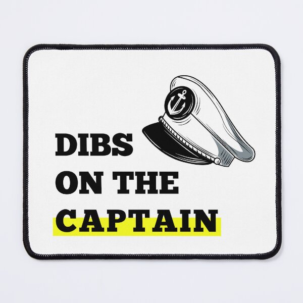 Item preview, Dibs on the captain: Captain hat  designed and sold by HA  Design.