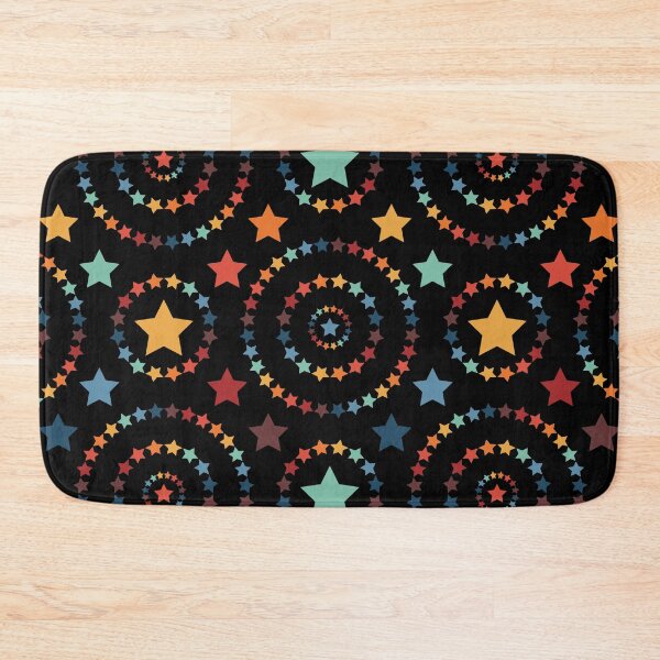 Item preview, Rainbow Stars on Black designed and sold by zeljkica.