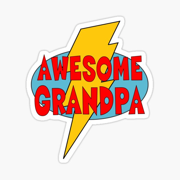 Awesome Grandpa Sticker
