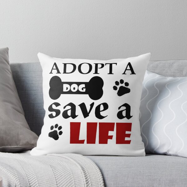 Item preview, Adopt A Dog T-Shirt (Save A Life Tee Shirt, Rescue Dog) designed and sold by 3familyllc.