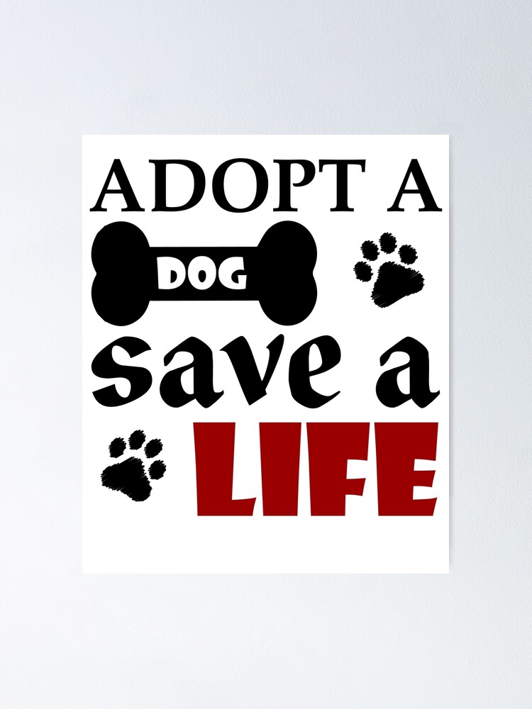 adopt a dog t shirt