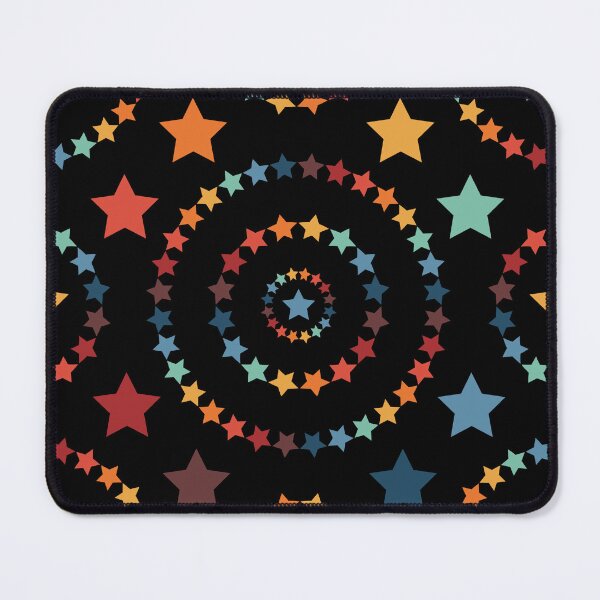Item preview, Rainbow Stars on Black designed and sold by zeljkica.