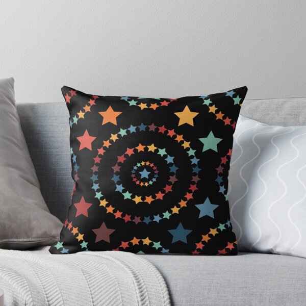 Item preview, Rainbow Stars on Black designed and sold by zeljkica.