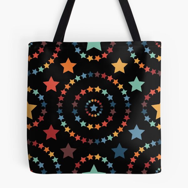Item preview, Rainbow Stars on Black designed and sold by zeljkica.