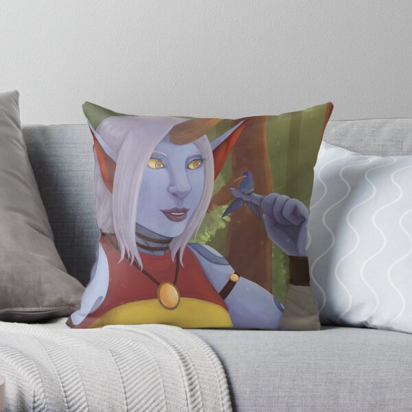 Soraka the Starchild Throw Pillow