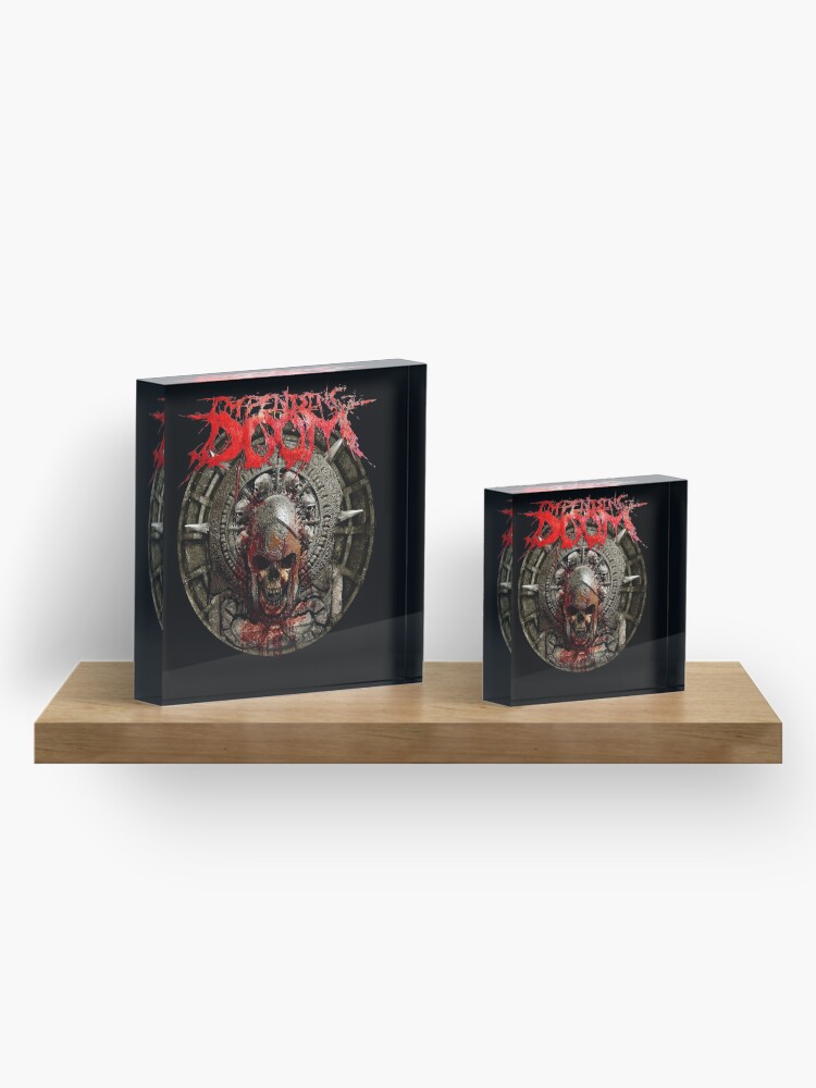 Alternate view of Impending Doom Children of Wrath Acrylic Block