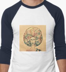 Afro high light Men's Baseball ¾ T-Shirt