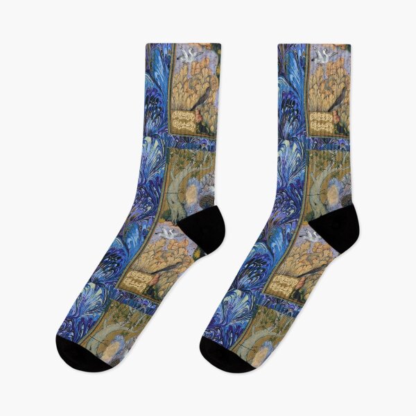 Item preview, FOREST ANIMALS, BIRDS,DEERS AND HUNTER IN LANDSCAPE ,Oriental Miniature designed and sold by BulganLumini.