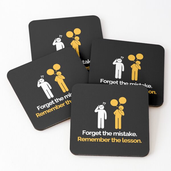 Item preview, Forget the mistake. Remember the lesson. designed and sold by peacefulcreator.